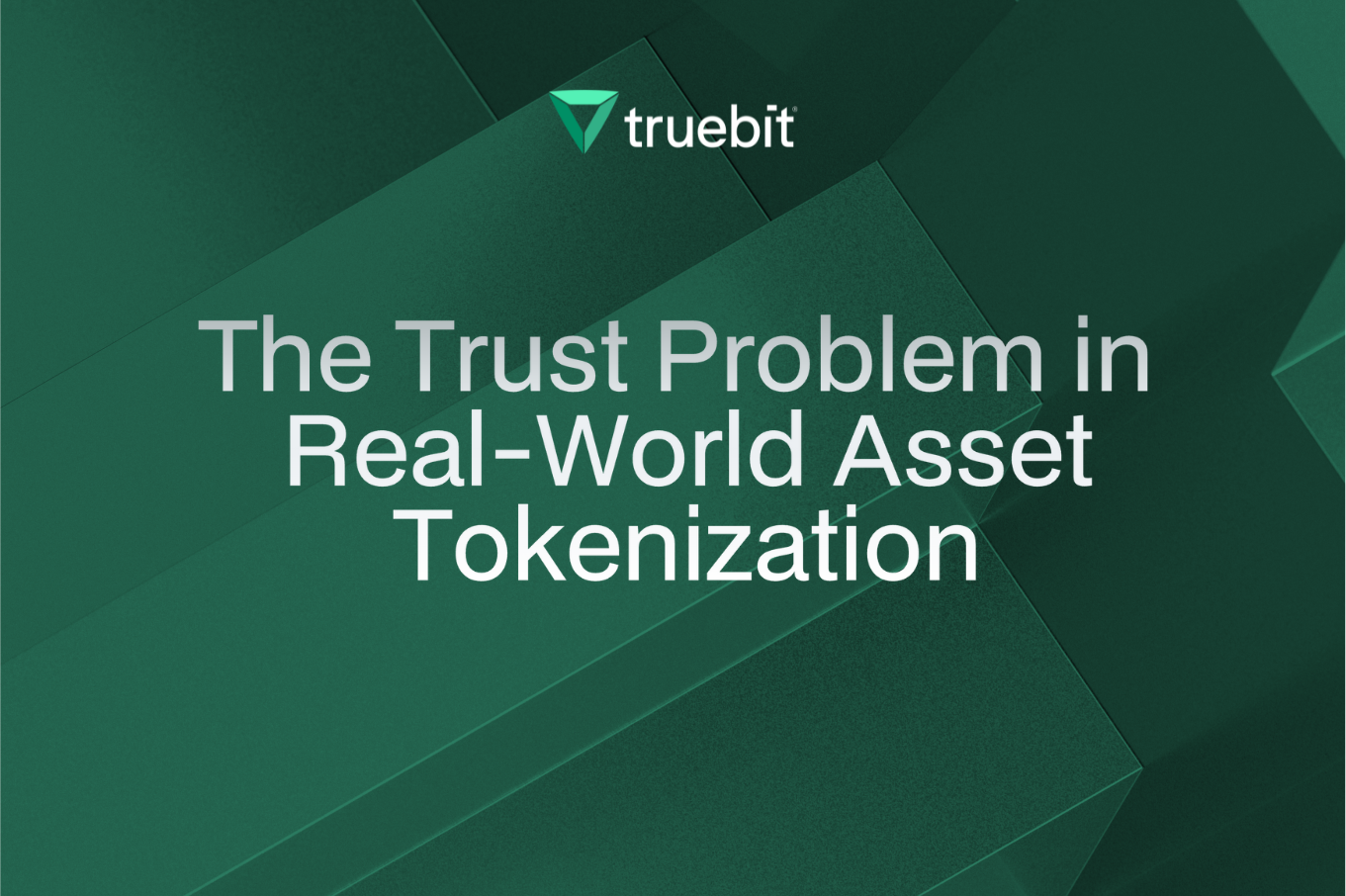 The Trust Problem in Real-World Asset Tokenization